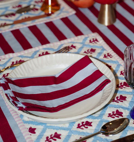 Nonna's Striped Napkins